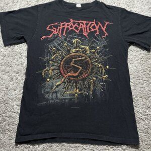 Suffocation Metal Goth Grunge T-shirt